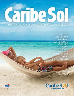 Sortie de la brochure Caribe Sol – Collection Vacances Cuba 2016-2017