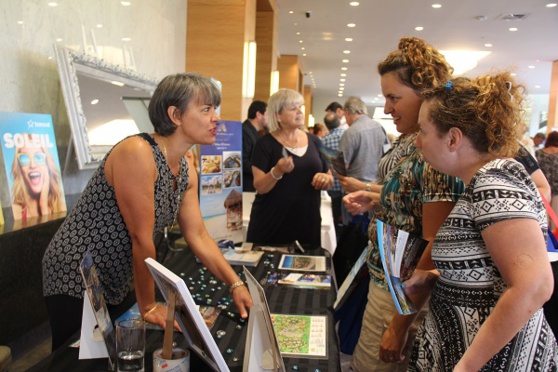 Les 38 exposants présents ont été fort occupés