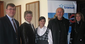 Plusieurs dirigeants de réseau étaient présents Sylvain Lastère (Atrium), Danielle Durocher (CWT), Nathalie Guay (Ensemble) , Didier Montrevel (Voyages en Direct) et  Louise Fecteau (Transat Distribution)