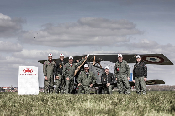 Air Canada soutient fièrement le défilé aérien qui commémore la bataille de la crête de Vimy