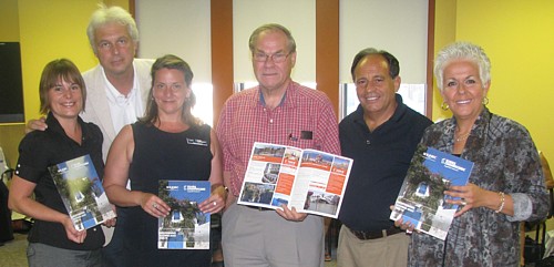 Cristelle Cormier, Claude St Pierre, Sylvie Hauver, Harry Goetschi, Fernando Spatolisano et Hélène Mathieu