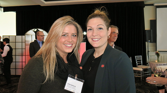 Veronica Di Ruocco de Vacances Air Canada et Alexie Deschênes d'Air Canada