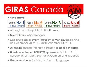 Giras Canada: une nouvelle offre cubaine pour les Canadiens 