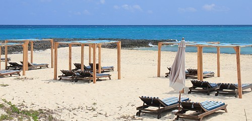 La plage de l'hôtel Melia Buena Vista, qui a ouvert à Cayo Santa Maria, en décembre 2010.