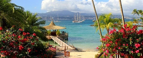 La plage de l'Hôtel Bakoua.