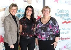 CWT Voyages Baluchon ; Danielle Durocher, Isabelle Malorni et Huguette Lafontaine