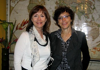 Marie-José Ouellette de TDC et Jocelyne Vandelac, propriétaire de Voyages Gauthier