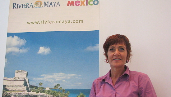 Jeanette Rigter , responsable promotions Amérique du Nord de la Riviera Maya