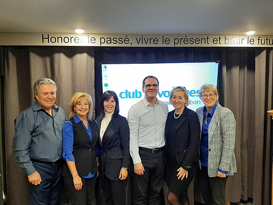 Gilles Bouffard, Raymonde Potvin, Colette Girard (TDC), Jean Baraby, Sophie Ares et Danielle Durocher (TDC)