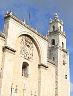 La cathédrale de Mérida.