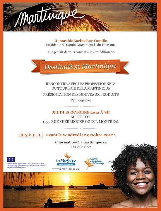 La Martinique convie les agents de voyages à un séminaire matinal le 18 octobre