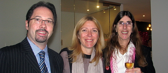 Charles Richer, V-P Voyages Professionnels ; Marie-Hélène Jacques, Directrice et Manon Lessard , Conseillère chez Voyages Fleur de Lys / Dupuis.