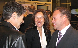 Manuel Montelongo, directeur du CPTM en compagnie de Camillo Aguilar et Patricia Perèz de Canandès.