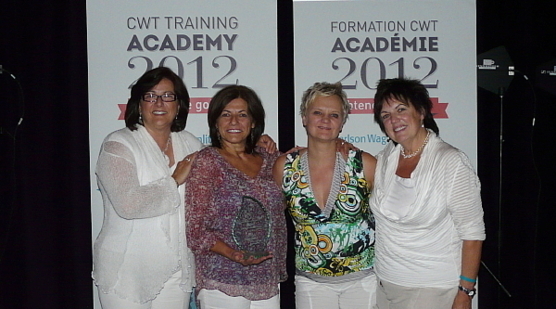 Johanne Robinson et Joanna Magierowska, CWT Pointe-Claire – Agence CWT Ambassadrice 2011