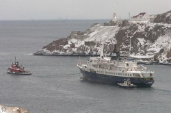 Un vieux paquebot russe à la dérive au large de Terre-Neuve