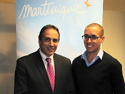 Patrice Bensalem , directeur général du CMT et Antoine Omère chargé de promotion du  CMT à Montréal