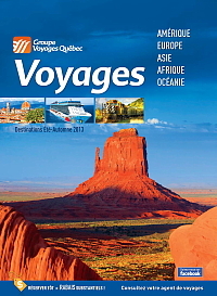 Groupe Voyages Québec lance sa nouvelle brochure Été-Automne 2013