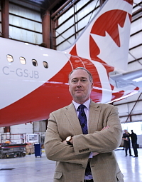 Un premier avion aux couleurs d'Air Canada rouge