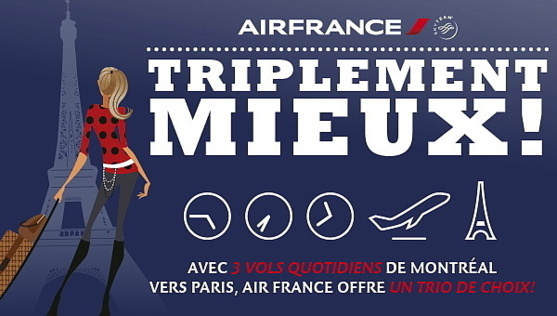 « AIR FRANCE, TRIPLEMENT MIEUX! »