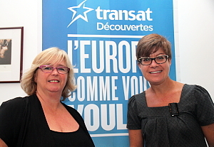 Manon Doucet, directrice des ventes et Susie Deveault, directrice générale de Transat Découvertes