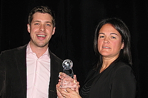 Sylvie Myre, présidente et David Grégoire, vice-président technologie de l'agence Voyages à Rabais