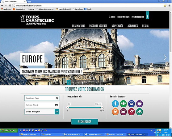 Un nouveau site Internet chez Tours Chanteclerc