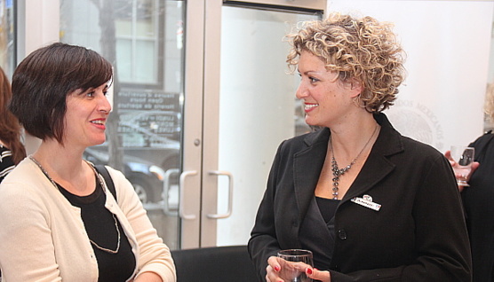 Nathalie Guilbert (Groupe Voyages VP) et Annie Archambault (Club Med)