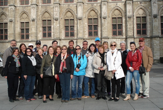 Le groupe à Gand (Belgique)