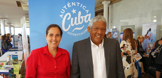 Vivian Fernandez et Omar Laguardia Companioni du Bureau de Tourisme de Cuba