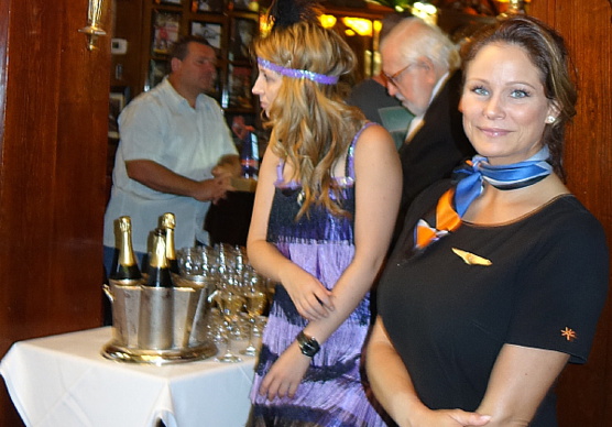 Un verre de bulles était offert à l'entrée