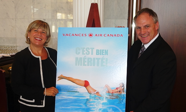 Manon Leblanc, directrice marketing et Guy Marchand , chef de service ventes Est Canada de VAC.