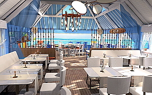 Restaurant au Club Med de Columbus Isle