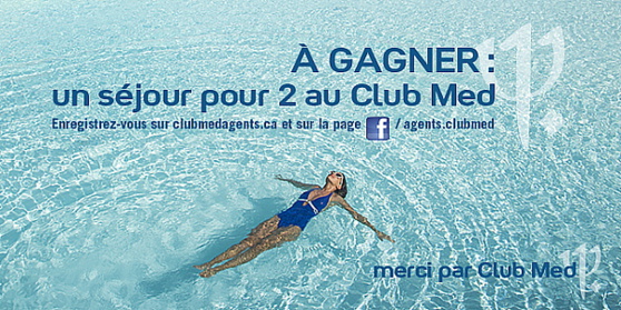 Un concours Club Med pour les agences de voyage