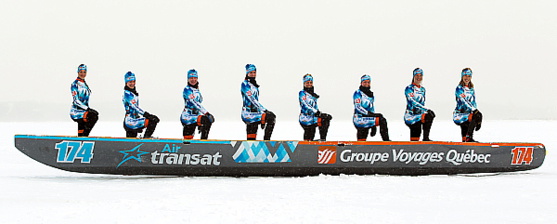 Groupe Voyages Québec et Air Transat s'associent pour présenter le circuit québécois de canot à glace