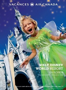 Vacances Air Canada lance sa nouvelle brochure Disney