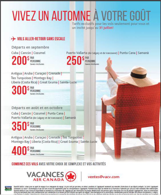 Des tarifs agents pour vos vacances avec VAC