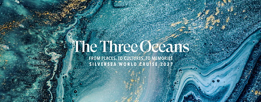 LES TROIS OCÉANS : Silversea annonce une nouvelle croisière mondiale de 80 destinations en 2027, ' son voyage le plus enrichissant à ce jour. '