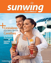 La nouvelle brochure Croisières 2015-2016 de Sunwing offre une expérience de magasinage centralisé