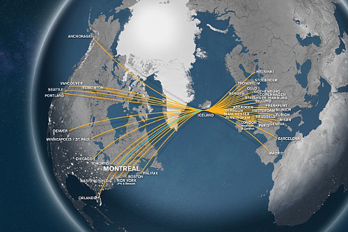 Icelandair va desservir Montréal