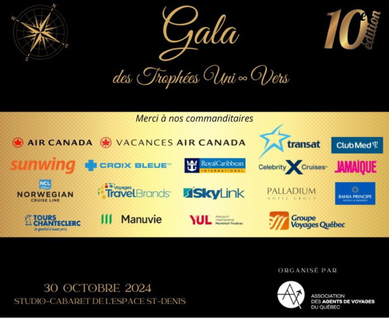 Gala des Trophes Uni-Vers : Achetez votre billet pour la soirée !