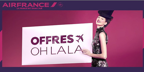 Air France lance ses ' offres oh lala ! '