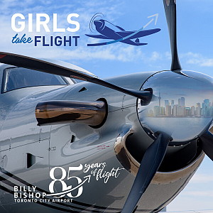 Explorez les coulisses de l'Aéroport Billy Bishop de Toronto pendant Girls Take Flight