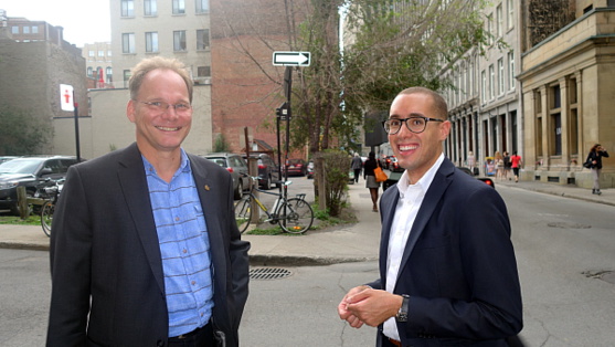 Sylvain Lacoste, représentant et Antoine Omère,Chargé de Promotion et Marketing du CMT accueillaient les invités.