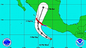 La tempête tropicale Patricia se mue en ouragan au large du Mexique