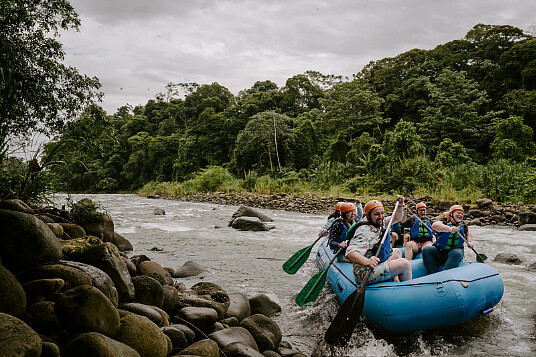 rafting sur la rivière Siraquipi (Trafalgar)