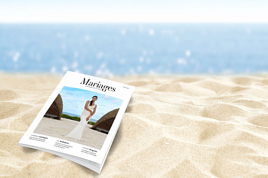 Vacances Sunwing montre son amour pour les mariages tropicaux en dévoilant la 12e édition de son magazine Mariages à destination par Sunwing