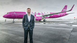 Skúli Mogensen, fondateur et PDG de WOW Air