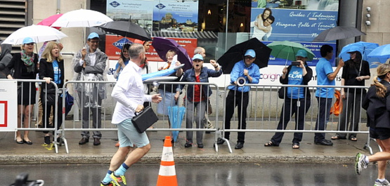 Des billets KLM  pour stimuler les dons offerts aux participants du Duathlon Urbain