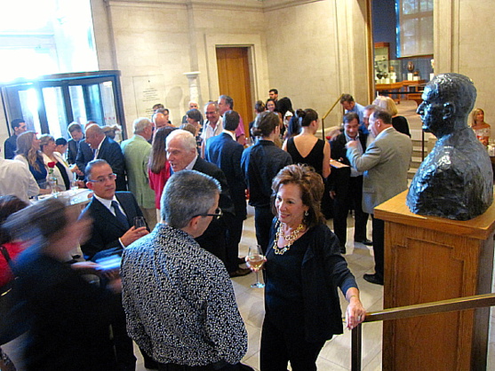 De nombreux représentants de lignes aériennes et des voyagistes étaient rassemblés hier au Musée des Beaux-Arts de Montréal pour cette grande fête.