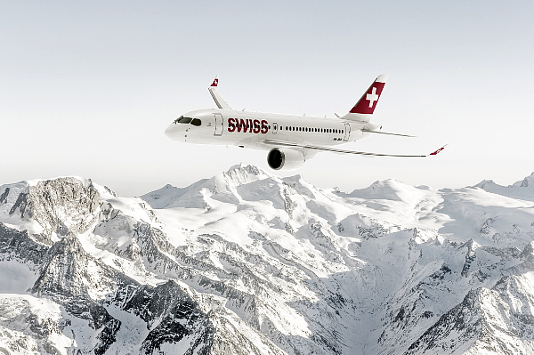 Swiss présente son appareil Bombardier C Series